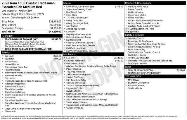 2023 RAM 1500 Classic Tradesman