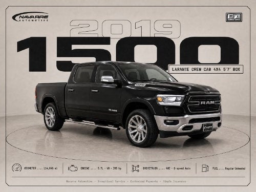 2019 RAM 1500 Laramie Crew Cab 4x4 5'7" Box