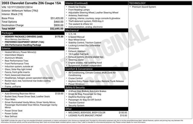 2003 Chevrolet Corvette Z06