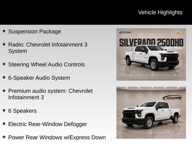 2021 Chevrolet Silverado 2500 HD Work Truck