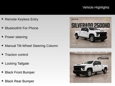 2021 Chevrolet Silverado 2500 HD Work Truck