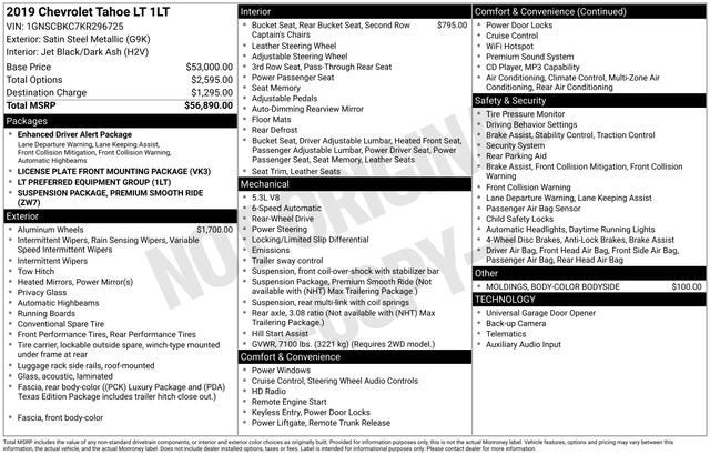 2019 Chevrolet Tahoe LT