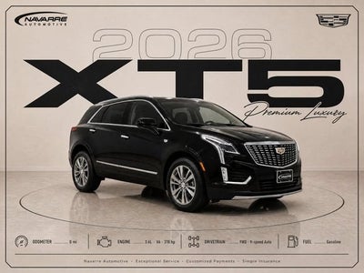 2026 Cadillac XT5 Premium Luxury