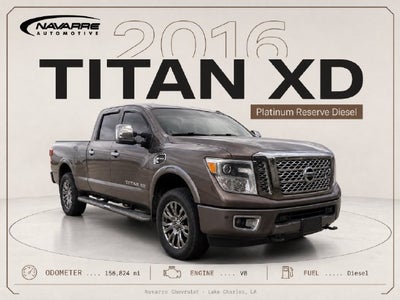2016 Nissan TITAN XD Platinum Reserve Diesel