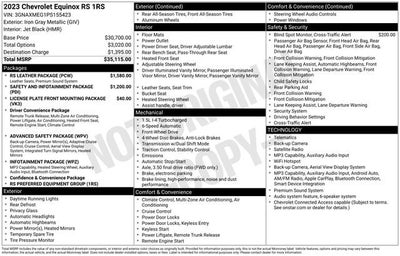 2023 Chevrolet Equinox RS