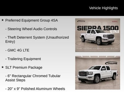 2018 GMC Sierra 1500 SLT
