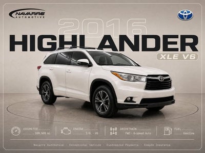 2016 Toyota Highlander XLE V6