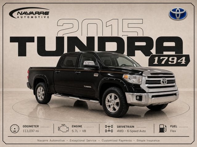 2015 Toyota Tundra 4WD Truck Platinum