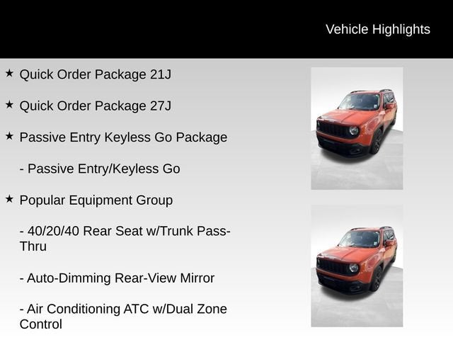 2016 Jeep Renegade Latitude