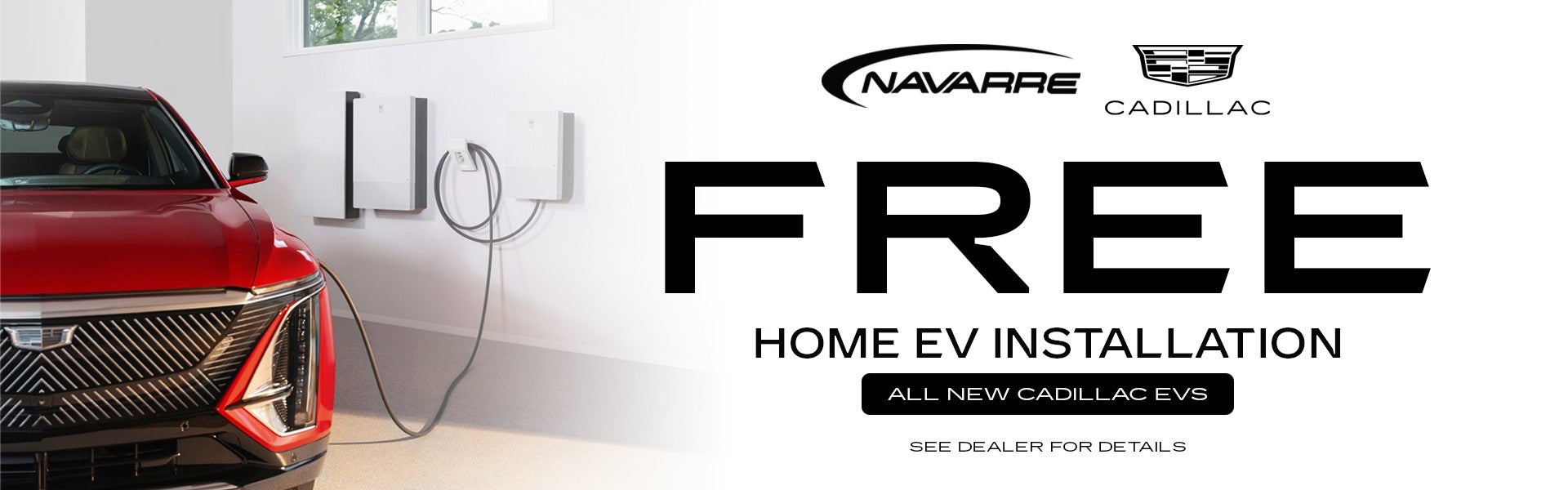 Navarre Cadillac - Offering Free EV Charger Installation